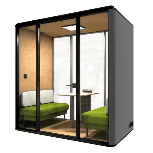 Akustikkabine für Büro mit Schalldämmung - Schallgedämmte Bürokabine L