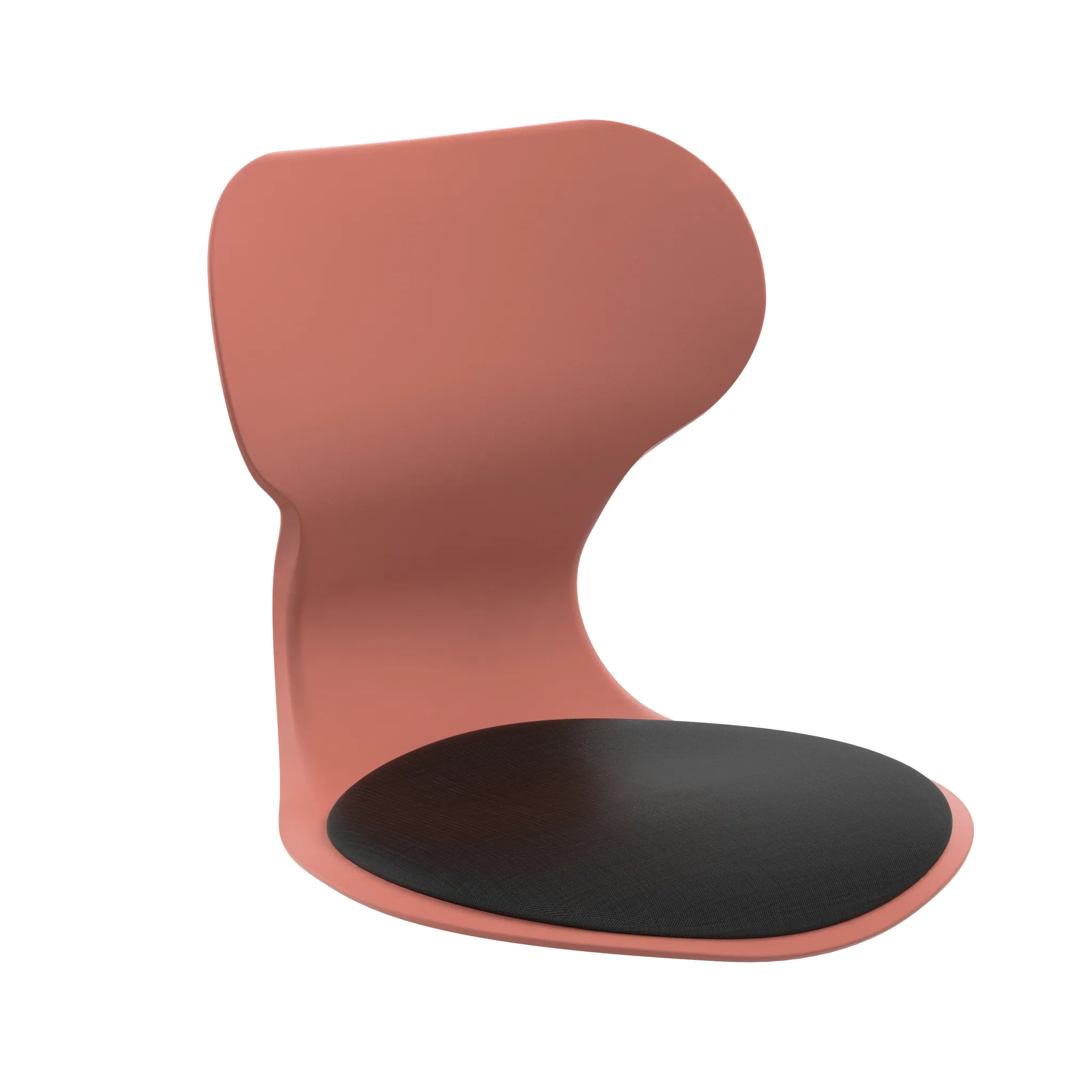 Sitzkissen Carcassa Mia in der Farbe Terracotta für bequemes Sitzen auf Stühlen.